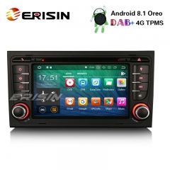 Erisin ES3878A 7" Android 8.1 Car Stereo DAB+ GPS Wifi DVR CD 4G BT AUDI A4 S4 RS4 B7 B9 SEAT EXEO