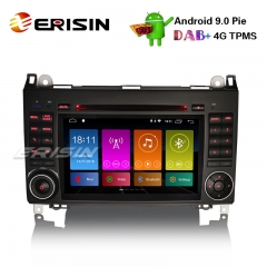 Erisin ES2972B 7" Android 9.0 DAB+ Car Stereo Mercedes A/B Class Sprinter Vito Viano GPS SatNav CD