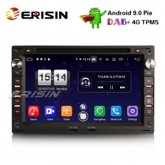 Erisin ES7709V 7" DAB+ Android 9.0 Car Stereo GPS DVD Player for VW Golf Passat Polo T5 Multivan Jetta Peugeot