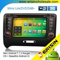 Erisin ES3779T 7" AUDI TT MK2 Android 7.1 Car Stereo System 3G Radio DVD Player GPS Navigation