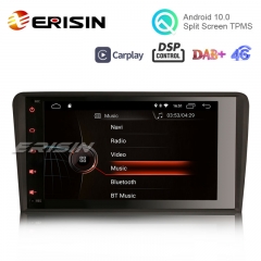 Erisin ES4283A 8" Android 10.0 Car Stereo for Audi A3 S3 DAB+ DSP CarPlay GPS 4G Radio