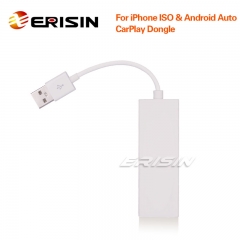 Erisin ES222 CarPlay Dongle USB Android Car SatNav Box Mirror BT For iPhone IOS Android