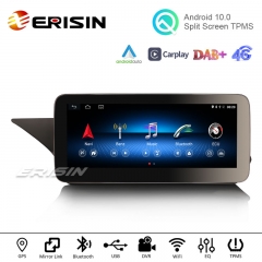 ES2652E 10.25" Carplay Android 10.0 Car Multimedia Player GPS Mercedes-Benz W212 NTG4.5 System WiFi 4G TPMS DVR DAB+