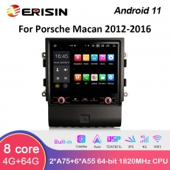 ES8543M 8.4" IPS Android 11.0 Car Multimedia GPS DSP 4G SIM Card Slot Wireless CarPlay Auto Radio For Porsche Macan 2012-2016