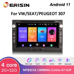 Erisin ES2786V DSP Wireless CarPlay Android Auto DVD WiFi Car Radio For VW Bora Polo Passat Tiguan T5 Multivan Seat Jetta Car Stereo GPS Navi